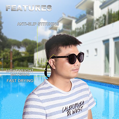 Hifot cordon gafas de sol soporte corre 3 Piezas, Neopreno Universal Fit cuerda retención, Flotante cordón gafas de sol Hifot cordon gafas de sol soporte corre 3 Piezas, Neopreno Universal Fit cuerda retención, Flotante cordón gafas de sol