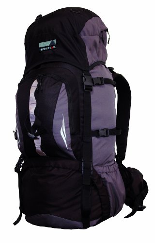 High Peak Sirius Mochila, Unisex, Negro/Gris, 80 l High Peak Sirius Mochila, Unisex, Negro/Gris, 80 l
