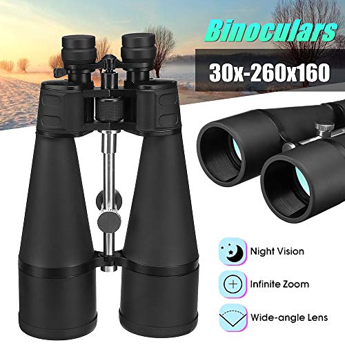 High Times Binoculares, 30-260X160 súper telescopio del zumbido - Objetivo de Gran tamaño, de Largo Alcance - para al Aire Libre, pájaro, observación, Caza, Mirando Las Estrellas y Senderismo High Times Binoculares, 30-260X160 súper telescopio del zumbido - Objetivo de Gran tamaño, de Largo Alcance - para al Aire Libre, pájaro, observación, Caza, Mirando Las Estrellas y Senderismo