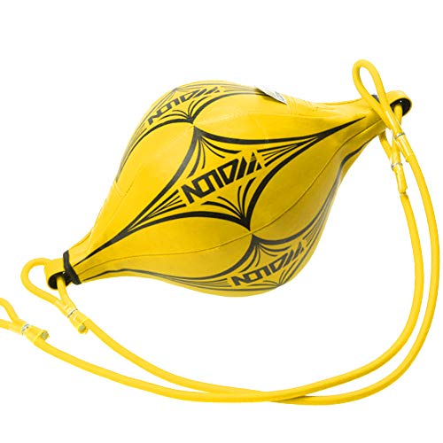 Hihey Bola de Doble Punta Universal, Bola de Velocidad de Doble Punta, Bola de Boxeo, Bomba y Gancho (Amarillo) Hihey Bola de Doble Punta Universal, Bola de Velocidad de Doble Punta, Bola de Boxeo, Bomba y Gancho (Amarillo)