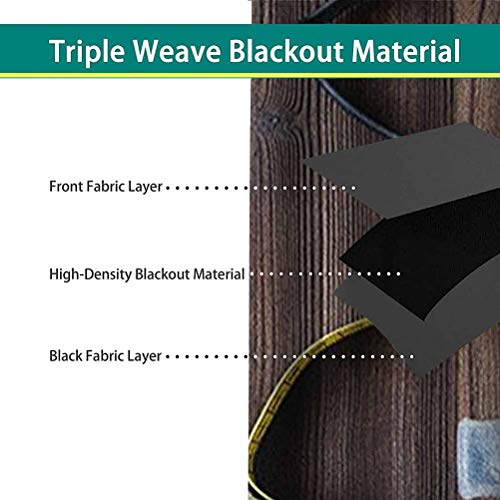 Hiiiman Cortinas opacas con cenefas antirayos UV para prepararse para fitness, equipo deportivo sobre tablero de madera, juego de 2, 106,7 x 60,9 cm para interior comedor o dormitorio Hiiiman Cortinas opacas con cenefas antirayos UV para prepararse para fitness, equipo deportivo sobre tablero de madera, juego de 2, 106,7 x 60,9 cm para interior comedor o dormitorio