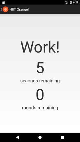 HIIT Orange Workout Interval Timer HIIT Orange Workout Interval Timer