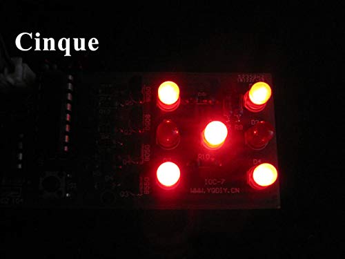 HiLetgo 2pcs Electronic DIY Electronic Dice DIY Suite Kit 4.5-5V for Students Electronics Learning Electronics DIY Class HiLetgo 2pcs Electronic DIY Electronic Dice DIY Suite Kit 4.5-5V for Students Electronics Learning Electronics DIY Class