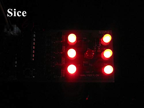 HiLetgo 2pcs Electronic DIY Electronic Dice DIY Suite Kit 4.5-5V for Students Electronics Learning Electronics DIY Class HiLetgo 2pcs Electronic DIY Electronic Dice DIY Suite Kit 4.5-5V for Students Electronics Learning Electronics DIY Class