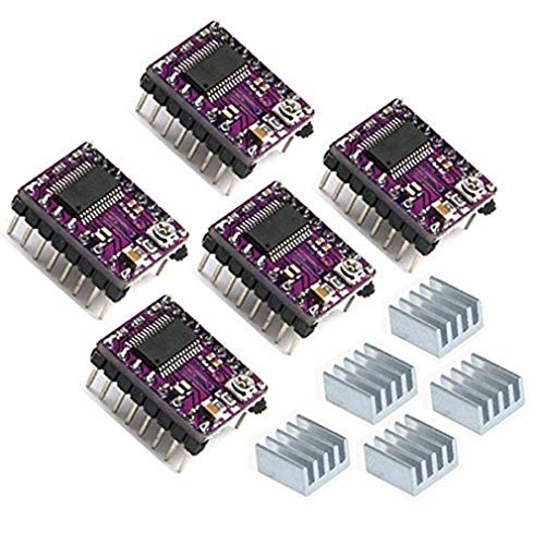 HiLetgo 5pcs DRV8825 Stepper Motor Drive Module for 3D Printer RepRap 4 RAMPS1.4 StepStick Suitable for 8.2V~45V 2.5A Stepper Motor HiLetgo 5pcs DRV8825 Stepper Motor Drive Module for 3D Printer RepRap 4 RAMPS1.4 StepStick Suitable for 8.2V~45V 2.5A Stepper Motor