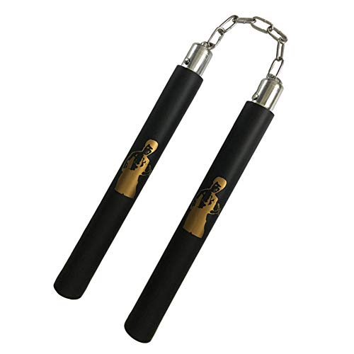 Hilmocho Nunchaku Espuma Entrenamiento Práctico Nunchucks de Artes Marciales, Bruce Lee