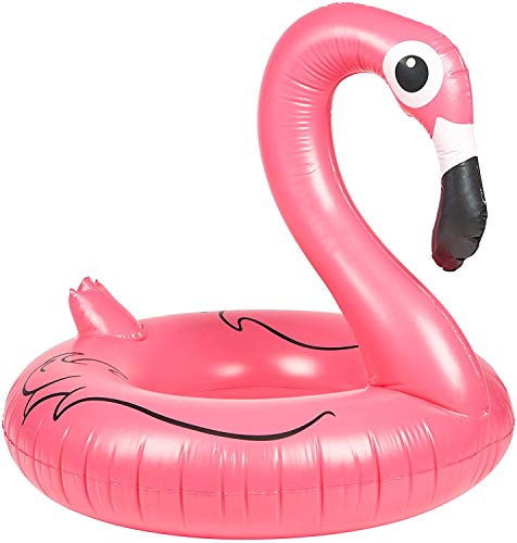 Hinchable Colchoneta Flamenco, Seguro y Estable Juguete Hinchable Flotante Gigante Flamingo, Extremadamente Grueso y Duradero Flamenco Hinchable para Regalo Reunión Parte Celebración de Cumpleaños