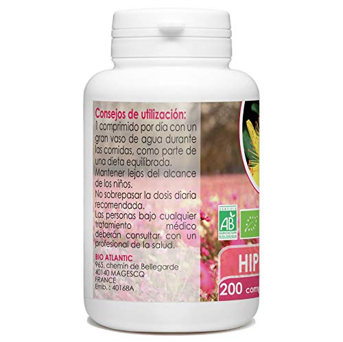 Hipérico (Hierba de San Juan) Organico 400 mg - 200 comprimidos