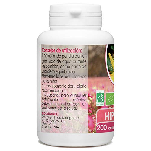 Hipérico (Hierba de San Juan) Organico 400 mg - 200 comprimidos Hipérico (Hierba de San Juan) Organico 400 mg - 200 comprimidos