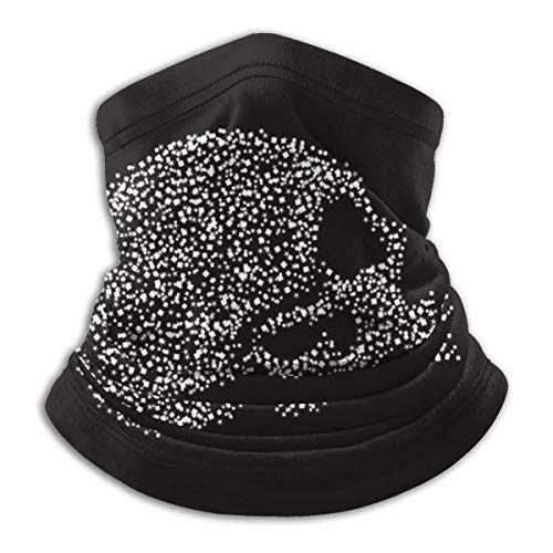 Hipiyoled Bufanda de Cuello Scary Skull Icon Biker Style Logo 26cm X 30cm Diadema de pasamontañas de Invierno para Hombres y Mujeres Hipiyoled Bufanda de Cuello Scary Skull Icon Biker Style Logo 26cm X 30cm Diadema de pasamontañas de Invierno para Hombres y Mujeres