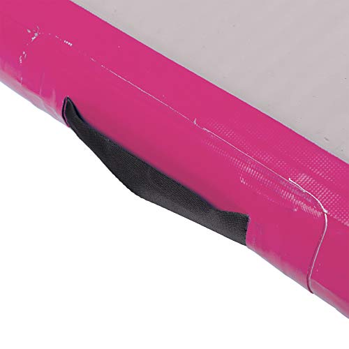 HIRAM Colchoneta Hinchable 300 x 100 x 10 cm Colchoneta de Gimnasia Inflable Tumbling Mat Gimnasia para Gimnasio/Yoga/Entrenamiento/Niños/Tumbado/Parque/Uso Doméstico