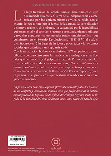 Historia contemporánea de España (1808-1923): 34 (Textos)