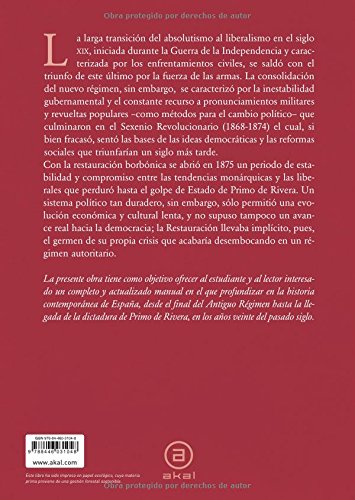 Historia contemporánea de España (1808-1923): 34 (Textos) Historia contemporánea de España (1808-1923): 34 (Textos)