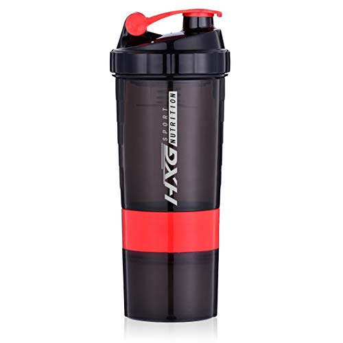 Hivexagon Multi-Almacenamiento Proteína Mezclador Capacidad 500 ml Rojo SA003 Hivexagon Multi-Almacenamiento Proteína Mezclador Capacidad 500 ml Rojo SA003