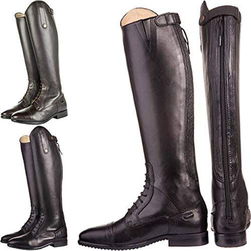 HKM 9217 Valencia - Botas de equitación Unisex, Talla 41, Color Negro