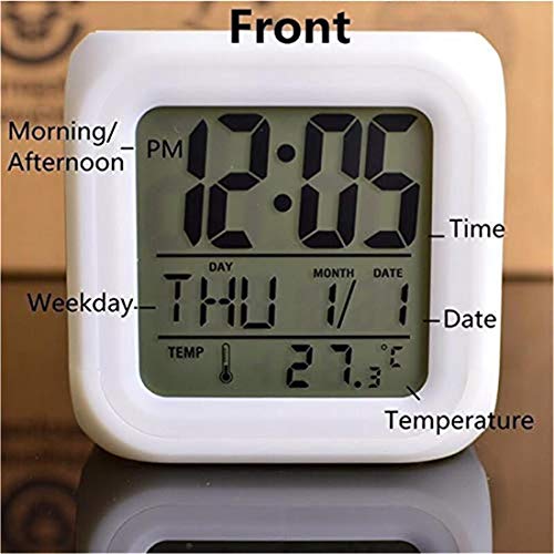 HKOEBST Dragon Ball-Sticker Alarm Clock,Reloj Despertador Digital con Patrón De Dragon Ball,Reloj De Color Lindo Reloj Despertador Musical,Reloj Despertador para Niños,8X8x8 Cm,S HKOEBST Dragon Ball-Sticker Alarm Clock,Reloj Despertador Digital con Patrón De Dragon Ball,Reloj De Color Lindo Reloj Despertador Musical,Reloj Despertador para Niños,8X8x8 Cm,S