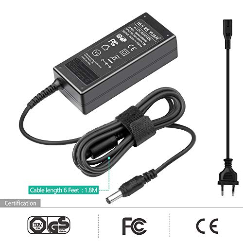 HKY 24V Adaptador Cargador para Logitech Momo Racing PS3 G25 G27 G29, G920 Driving Force GT, Robot Aspirador Vileda M-488A, Bicicleta Estática Kettler AX1 ergómetro, Kettler 42860006