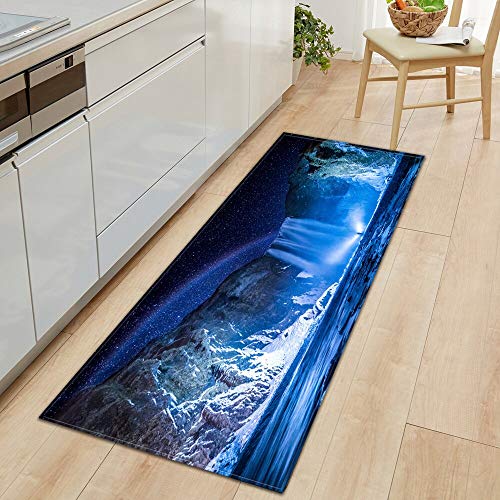 HLXX Alfombra de Cocina, Felpudo de Entrada, Dormitorio, Pasillo, Suelo, decoración, Alfombra, baño, Absorbente de Agua, Alfombra Antideslizante A14 40x60cm