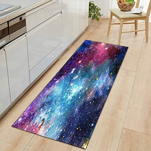 HLXX Moderno hogar Largo Felpudo Sala de Estar Decorar Alfombra balcón Alfombra Impresa Pasillo Piso Antideslizante Alfombra de baño A16 60x180cm