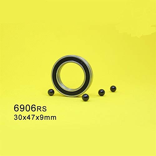 HLY Trading 1pc 6906 híbrido de rodamiento de cerámica 30x47x9mm ABEC-1 for Bicicletas Soportes Inferiores de recambios 6906RS Si3N4 rodamientos de Bolas Rodamientos de Bolas HLY Trading 1pc 6906 híbrido de rodamiento de cerámica 30x47x9mm ABEC-1 for Bicicletas Soportes Inferiores de recambios 6906RS Si3N4 rodamientos de Bolas Rodamientos de Bolas