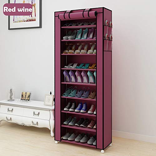 HLYMNB Organizador de los Zapatos caseros de Doble hilera no Tejido Minimalista Creativo Zapatos Modernos gabinete Zapatos Armario Multiusos Bastidor de Zapatos HLYMNB Organizador de los Zapatos caseros de Doble hilera no Tejido Minimalista Creativo Zapatos Modernos gabinete Zapatos Armario Multiusos Bastidor de Zapatos
