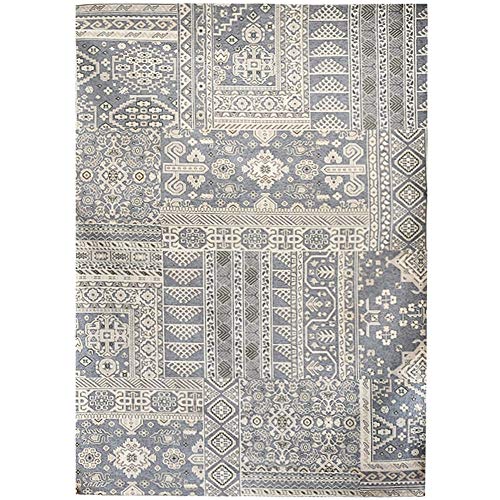 HM&DX Marroquí Alfombras Geométrico,Antideslizante Fibra De Algodón Pila Corta Alfombra De Suelo Decorativo Modernas Alfombra Salon Gris 160x230cm(63x90in) HM&DX Marroquí Alfombras Geométrico,Antideslizante Fibra De Algodón Pila Corta Alfombra De Suelo Decorativo Modernas Alfombra Salon Gris 160x230cm(63x90in)