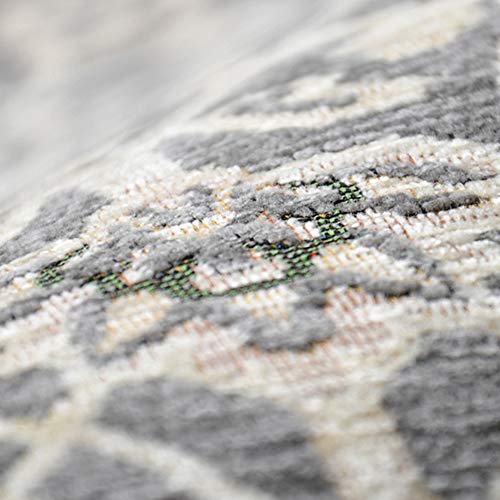 HM&DX Marroquí Alfombras Geométrico,Antideslizante Fibra De Algodón Pila Corta Alfombra De Suelo Decorativo Modernas Alfombra Salon Gris 160x230cm(63x90in) HM&DX Marroquí Alfombras Geométrico,Antideslizante Fibra De Algodón Pila Corta Alfombra De Suelo Decorativo Modernas Alfombra Salon Gris 160x230cm(63x90in)