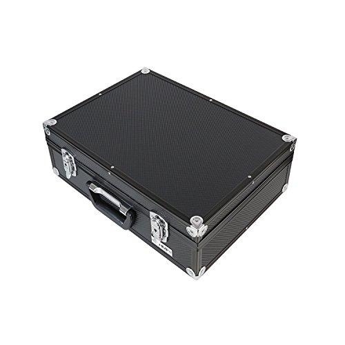 HMF 14501-02 Maletín de Aluminio con Espuma para Cámaras de Fotos y Armas | 46 x 33 x 15 cm | Negro HMF 14501-02 Maletín de Aluminio con Espuma para Cámaras de Fotos y Armas | 46 x 33 x 15 cm | Negro