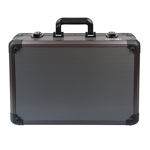 HMF 14502-02 Maletín para cámaras de fotos y accesorios, Maleta para Armas, Compartimientos Individuales, Aluminio, 46 x 15 x 33 cm HMF 14502-02 Maletín para cámaras de fotos y accesorios, Maleta para Armas, Compartimientos Individuales, Aluminio, 46 x 15 x 33 cm