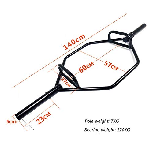 HNWTKJ Bar Forma Hexagonal, Barra para Pesas Peso Muerto, Barra de Trampa Unisex Combo de Acero Barra de Curl para Fuerza Muscular Fitness Ejercicio en Casa HNWTKJ Bar Forma Hexagonal, Barra para Pesas Peso Muerto, Barra de Trampa Unisex Combo de Acero Barra de Curl para Fuerza Muscular Fitness Ejercicio en Casa