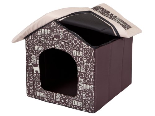 Hobbydog Cueva para Perros Wörter, Cueva para Gatos, Cama para Perros y Gatos S – XL (S 38 x 32 cm)