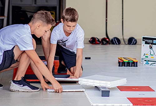 Hockey Revolution Dryland MY PUZZLE – Azulejos para suelo, construye tu propia plataforma de entrenamiento, 20 Tiles (23.5 sqft) Hockey Revolution Dryland MY PUZZLE – Azulejos para suelo, construye tu propia plataforma de entrenamiento, 20 Tiles (23.5 sqft)