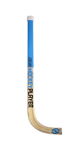 HOCKEYPLAYER Stick de Madera con Mango Delgado para Alevin (90cm) para Hockey sobre Patines de Ruedas en Paralelo