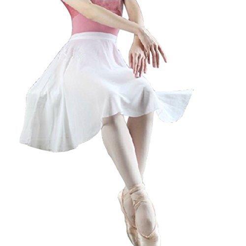Hoerev adulto envoltura envuelta falda de ballet danza de ballet dancewear