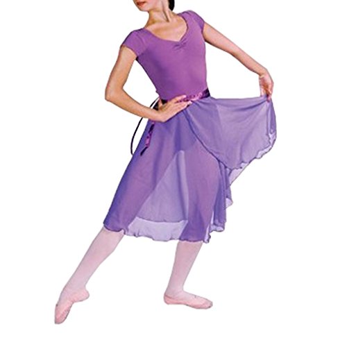 Hoerev adulto envoltura envuelta falda de ballet danza de ballet dancewear