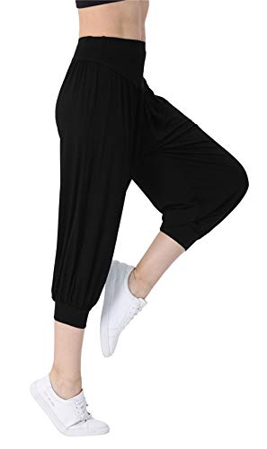 Hoerev F0017A05_Blue_XS - Pantalones para Mujer, Color Negro, Talla Small