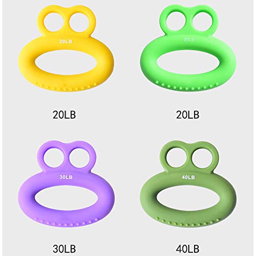 HOKIT Ejercitador de Mano Dedo de Agarre fortalecedor Diseño fácil de Usar Silicona Dedo de Instrucción en la Mano ejercitador Muscular del antebrazo Grip Strenther fortalecedor,Verde,2 HOKIT Ejercitador de Mano Dedo de Agarre fortalecedor Diseño fácil de Usar Silicona Dedo de Instrucción en la Mano ejercitador Muscular del antebrazo Grip Strenther fortalecedor,Verde,2