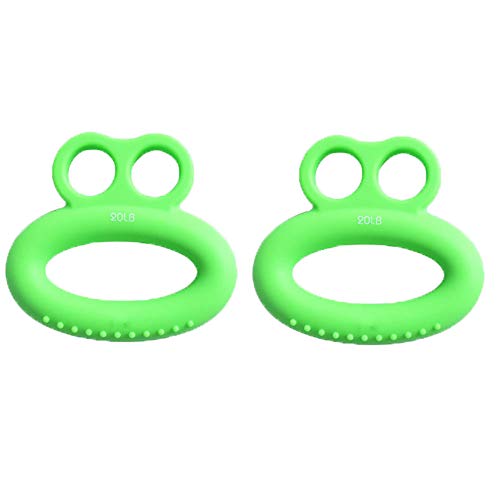 HOKIT Ejercitador de Mano Dedo de Agarre fortalecedor Diseño fácil de Usar Silicona Dedo de Instrucción en la Mano ejercitador Muscular del antebrazo Grip Strenther fortalecedor,Verde,2 HOKIT Ejercitador de Mano Dedo de Agarre fortalecedor Diseño fácil de Usar Silicona Dedo de Instrucción en la Mano ejercitador Muscular del antebrazo Grip Strenther fortalecedor,Verde,2