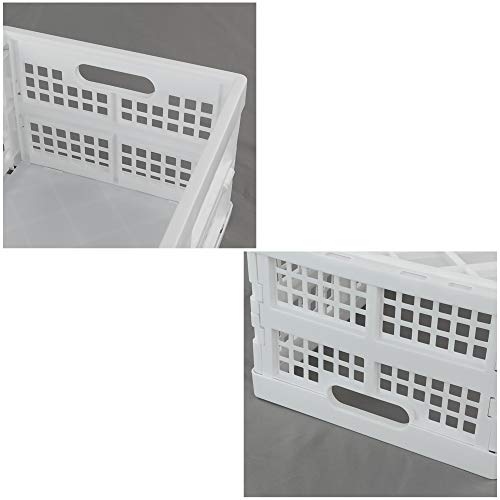 Hokky Cajas Plegables para Almacenamiento, Blanco, 3 Pack