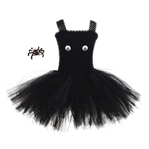 Holibanna Halloween Spinne Cosplay Ropa Set Tutus Rock Negro Tüll Vestido con Haarspange niños Outfits para la presentación de Rendimiento Kostüm para Las Mujeres, Negro Holibanna Halloween Spinne Cosplay Ropa Set Tutus Rock Negro Tüll Vestido con Haarspange niños Outfits para la presentación de Rendimiento Kostüm para Las Mujeres, Negro
