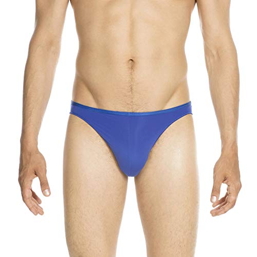 HOM Plumes Micro Briefs Ropa Interior de Deporte, Azul (Bleu Vif 00bi), Small para Hombre