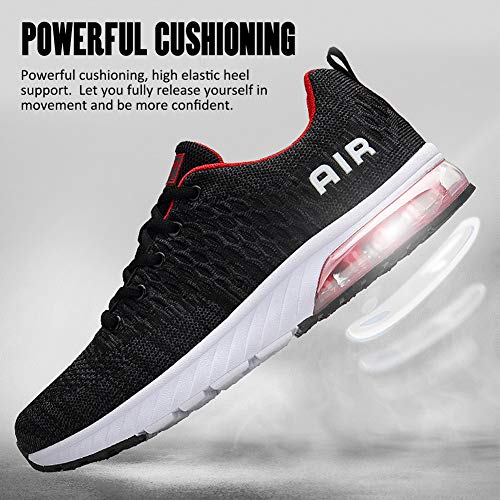 Hombre Mujer Zapatillas Deporte para Zapatillas de Ligeras Running Transpirables Cómodas Correr para Zapatos de Malla(8082-Negro/Blanco,42EU) Hombre Mujer Zapatillas Deporte para Zapatillas de Ligeras Running Transpirables Cómodas Correr para Zapatos de Malla(8082-Negro/Blanco,42EU)