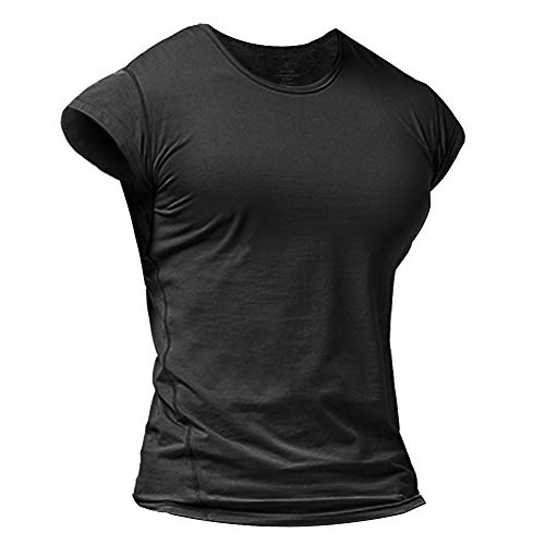 Hombres Atlético Playeras Camisetas Corto Manga Músculo Cortar para Culturismo Rutina de Ejercicio Formación Aptitud Tops Cuello Algodón Hombres Atlético Playeras Camisetas Corto Manga Músculo Cortar para Culturismo Rutina de Ejercicio Formación Aptitud Tops Cuello Algodón