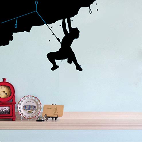 Hombres Escalador De Montaña Pegatinas De Pared Arte Vinilos Escaladores Mural Arte Decoración del Hogar 84X115Cm Hombres Escalador De Montaña Pegatinas De Pared Arte Vinilos Escaladores Mural Arte Decoración del Hogar 84X115Cm