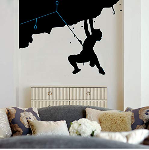 Hombres Escalador De Montaña Pegatinas De Pared Arte Vinilos Escaladores Mural Arte Decoración del Hogar 84X115Cm Hombres Escalador De Montaña Pegatinas De Pared Arte Vinilos Escaladores Mural Arte Decoración del Hogar 84X115Cm