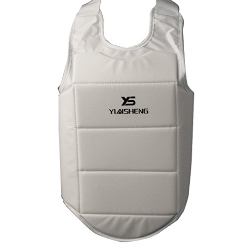 Hombres Mujeres Karate Chest Protector Taekwondo Martial Art Chest Body Protector - S