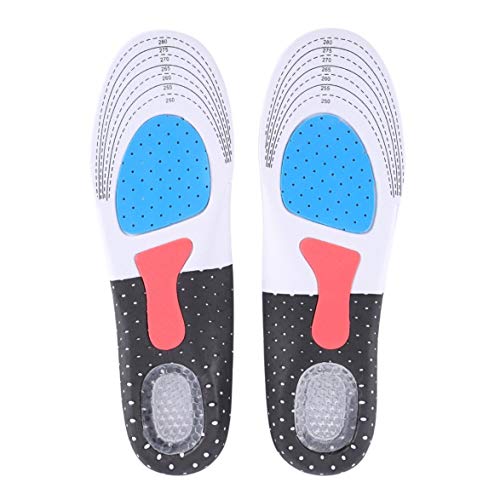 Hombres Mujeres Plantilla cómoda Unisex Soporte de arco ortopédico Almohadilla para zapatos Zapatillas deportivas para correr Plantillas de gel Cojín de inserción