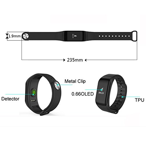 Hombres Mujeres Pulsera inteligente podómetro calorías Heart Rate Monitor presión arterial deporte relojes