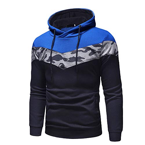 Hombres Sudadera con Capucha Casual Tops Deporte Blusa Manga Larga De Patchwork Blanca Beisbol Divertidas Camuflaje Calavera Camisas Otoño riou Hombres Sudadera con Capucha Casual Tops Deporte Blusa Manga Larga De Patchwork Blanca Beisbol Divertidas Camuflaje Calavera Camisas Otoño riou