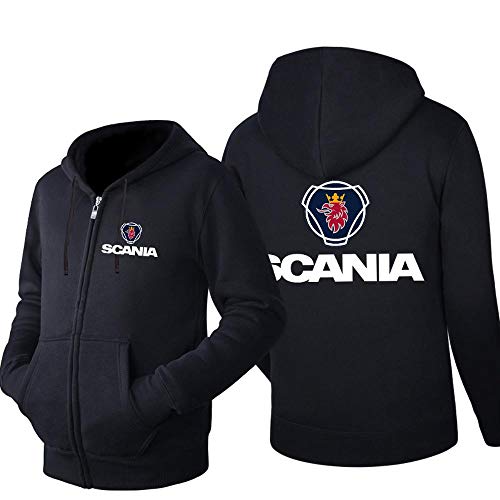 Hombres Sudadera con Cremallera Chaqueta Suéter - Scania Imprimir Escudo Suéter Casual Jersey De Béisbol De La Camiseta De Manga Larga con Capucha - Adolescentes Regalo B-M Hombres Sudadera con Cremallera Chaqueta Suéter - Scania Imprimir Escudo Suéter Casual Jersey De Béisbol De La Camiseta De Manga Larga con Capucha - Adolescentes Regalo B-M
